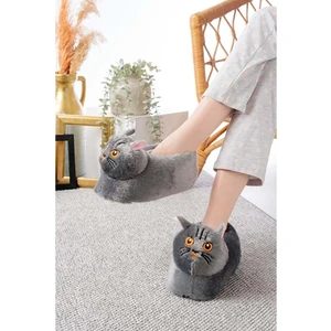 Yumuşak Taban Sevimli Hayvan Kedi Panduf