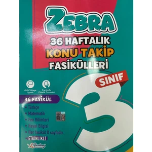 Zebra  3. Sınıf 36 . Haftalık Konu Takip Fasikülleri