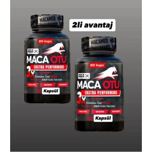 Maca Otu 30 Kapsül Güç ve Kuvvet Gıda Takviyesi 2li Avantaj Paketi