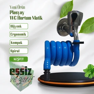 Spiral Wc Hortum Matik 97-100 Cm Mavi