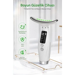 7 Program Boyun ve Yüz Gıdık Sarkma Kırışıklık Ems Güzellik ve Yüz Masaj Cihazı