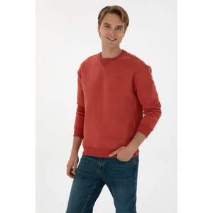 U.s. Polo Assn. Erkek Gül Kurusu Sweatshirt 50313757-VR026