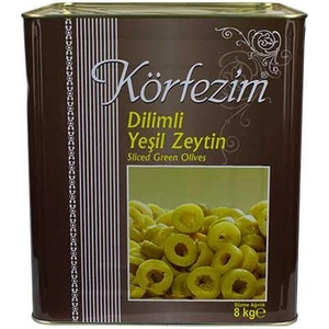 Dilimli Yeşil Zeytin 8 kg