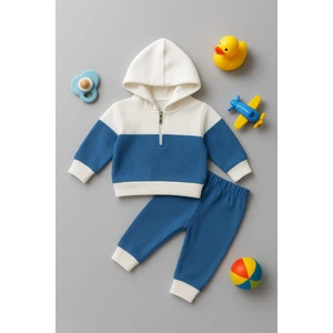 Erkek Bebek Kapüşonlu Takım