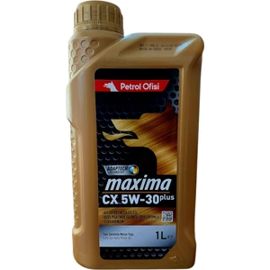 Petrol Ofisi Maxima CX 5W-30 Plus Tam Sentetik Motor Yağı 1 Lt (Dizel & Benzinli)