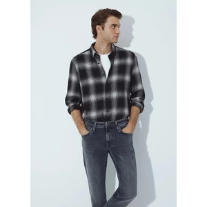 Kareli Siyah Gömlek 0211770-91367