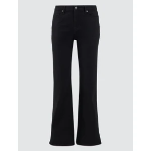 Jimmy Key Siyah Normal Paça Yüksek Bel Denim Pantolon