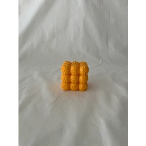 Halloween Buble Candle Vanilya Kokulu 150 Gram Doğal Soya Mumu - El Yapımı