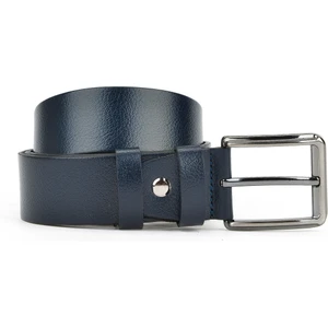 Ziya, Hakiki Deri 4 cm Erkek Kemer 151980Z203 Lacivert