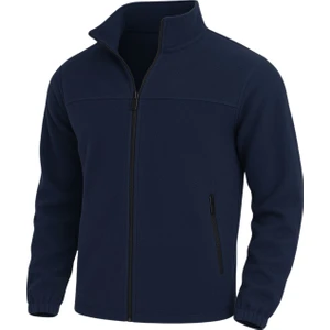 Genıus Store Erkek Polar Bato Yaka Tam Fermuarlı cepli polar Bato-Polar