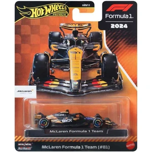 Hot Wheels Premium Formula 1 Yarış Arabası Tekli Paket HRV11 - JBM25 Mclaren Formula 1 Team