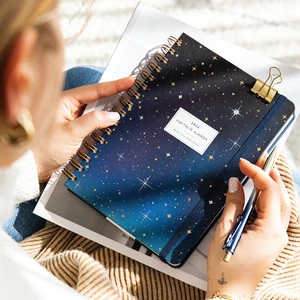 2026 A5 Spiralli Haftalık Ajanda 12 Aylık - Galaksi