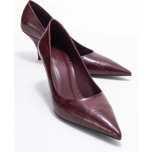 Marcus Bordo Baskı Kadın Topuklu Ayakkabı