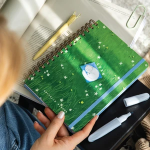 2026 A5 Spiralli Haftalık Ajanda 12 Aylık - Kedi