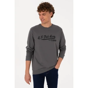 U.s. Polo Assn. Erkek Gri Sweatshirt 50316315-VR024