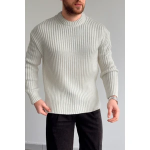 Erkek-Bisiklet Yaka-Fitilli-Kazak