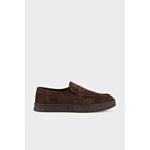 Kahve Deri Erkek Günlük Ayakkabı