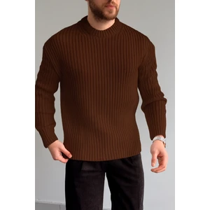 Erkek-Bisiklet Yaka-Fitilli-Kazak