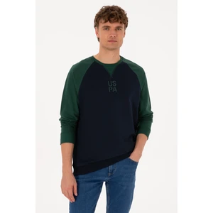 U.s. Polo Assn. Erkek Koyu Yeşil Sweatshirt 50315420-VR079