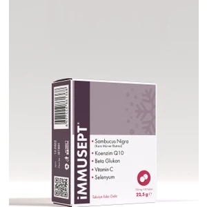 İmmusept  Kara Mürver Koenzim Q10 Beta Glukan Vitamin C Çinko 30 Tablet