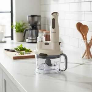 Vintage Functional 2834H Mutfak Robotu 1000W 1,5 Lt Paslanmaz Çelik Gövdeli Çok Fonksiyonlu