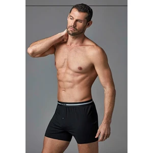 3710 Erkek Penye Modal Boxer-Siyah