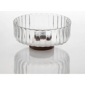 Akasya Ayaklı Cam Kase 21X10CM