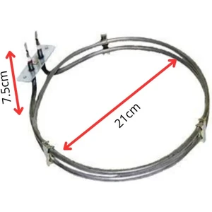 İnox Rezistans Vestel-Arçelik-Beko-Demirdöküm-Aygaz Uyumlu Turbo Fırın Rezistans Rezistansı 2400 Watt Adet