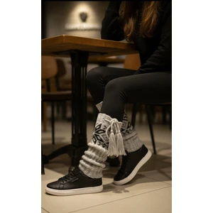 Interest Kar Desen Tozluk %100 Akrilik Triko Tozluk Çorap