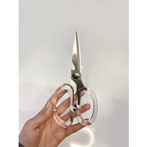 Gümüş Paslanmaz Çelik Mutfak Makası