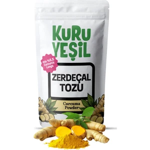 Kuru Yeşil Organik Zerdeçal Tozu 50 gr