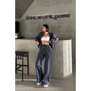 Kadın Şardonlu Üç Iplik Kışlık Eşofman Takımı