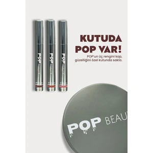 Pop Beauty 3'lü Soyulabilir Dudak Kalemi - Peel-Off Lip Tattoo Seti