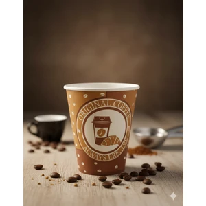 Kitap Cup 12 Oz Karton Bardak - Kahve Bardağı
