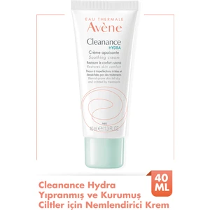 Cleanance Hydra Yıpranmış Ciltler İçin Kurutucu Tedavilere Destek Nemlendirici Krem 40 ml