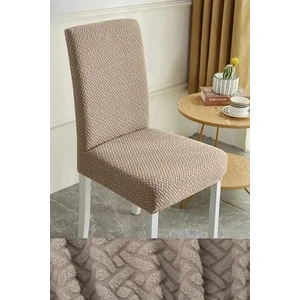 Sandalye Örtüsü Yüksek Kaliteli ve Esnek Yıkanabilir Sandalye Kılıfı Tuğla Desen 1 Adet