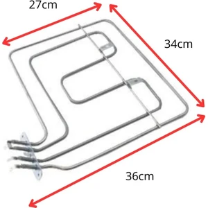 İnox Rezistans Arçelik-Beko-Altus -Ankastre Fırın Rezistansı 230 Volt 1100+1100 Watt Adet