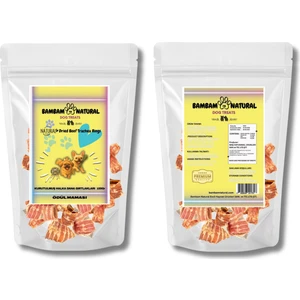 Bambam Natural Dana Gırlak Halkaları 100 Gr - %100 Doğal Kurutulmuş - Köpek Çiğnemelik Ödül Maması