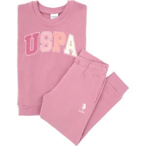 U.s. Polo Assn. Kız Çocuk Gül Kurusu Pijama Takım 50318952-VR026