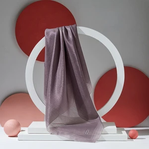 Çizgili Kehribar Eşarp