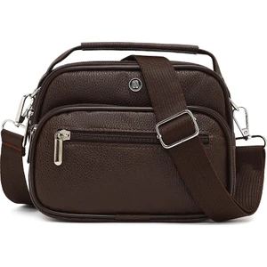 Erkek Kahverengi Uzun Askılı El Çantası 25WBD3500FT