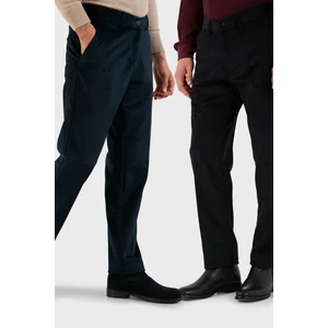 Normal Bel Regular Fit Düz Paça 2'li Paket Kadife Pantolon Erkek Kadife Pantolon 645MERLINS2