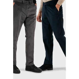 Normal Bel Regular Fit Düz Paça 2'li Paket Kadife Pantolon Erkek Kadife Pantolon 645MERLINS2