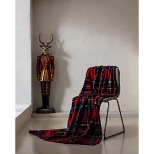 Madame Coco Clorel Welsoft Baskılı Tv Battaniye - Kırmızı