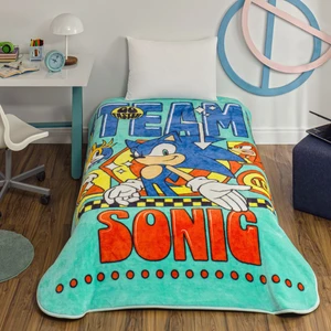 Lisanslı Sonıc Team Tek Kişilik Battaniye