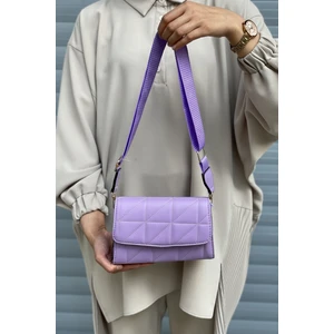 Kadın Siyah Çapraz Kapitone Çanta Capitone