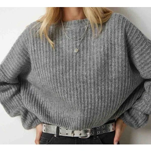 Bisiklet Yaka Triko Kazak