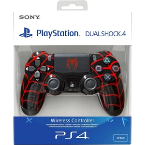 Ps4 Dualshock 4 V2 Gamepad Yeni Nesil Kol Spider-Man Desenli Pc + Ps4 + 1.5 mt Şarj Kablosu