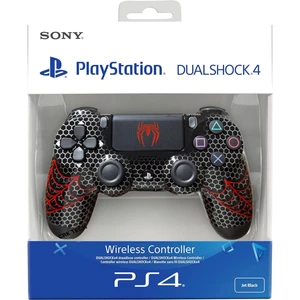 Ps4 Dualshock 4 V2 Gamepad Yeni Nesil Kol Spider-Man Desenli Pc + Ps4 + 1.5 mt Şarj Kablosu