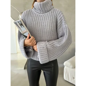 Balıkçı Yaka Triko Kazak